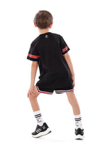 Boys Black Basketball T-Shirt â€“ Sporty Athletic Top | ANJA Sportswear