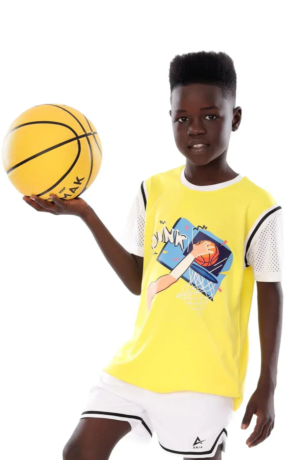 Boys Basketball  Slam dunk Tshirt | ANJA Sportswear