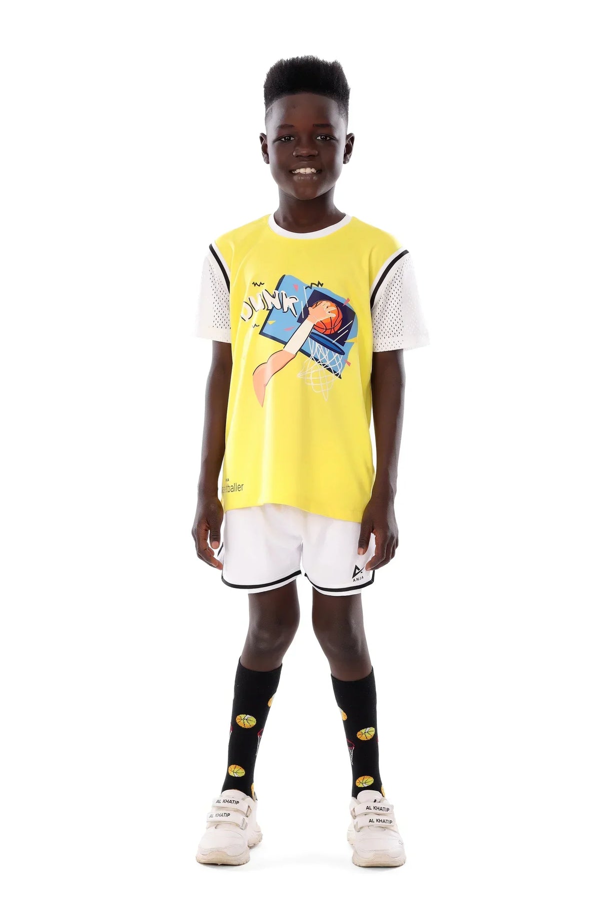 Boys Basketball  Slam dunk Tshirt | ANJA Sportswear