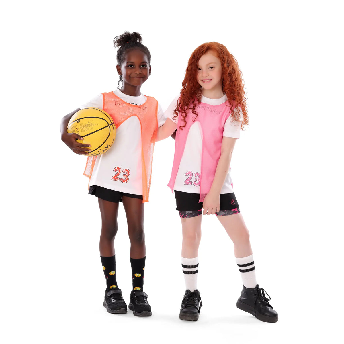 Girls Basketballer T-Shirt â€“ Sporty Athletic Top | ANJA Sportswear