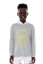 Boys Grey Basketball Long Sleeve Kids Jersey | ANJA Sportswear