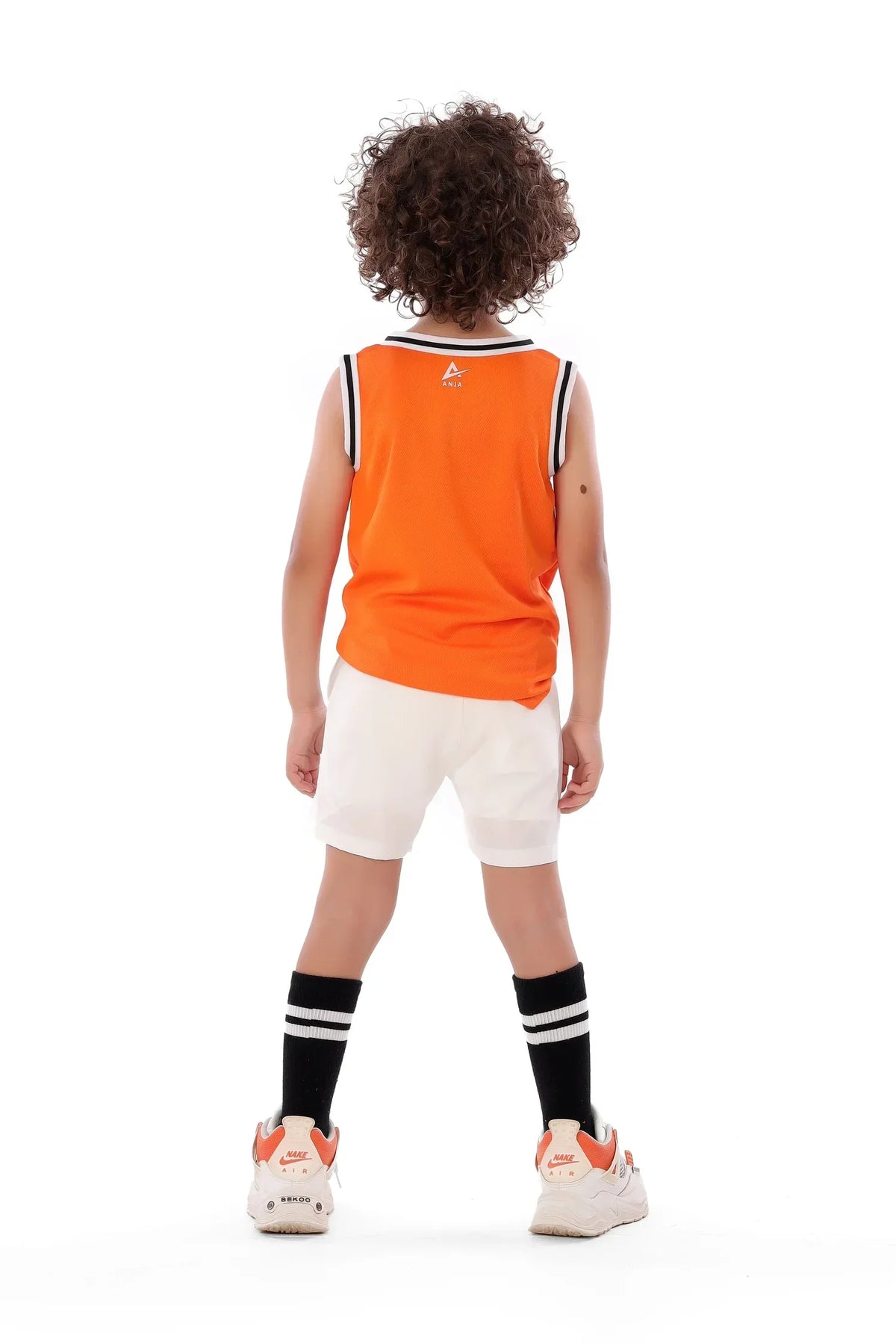 Boys Bulldog Basketball Sleeveless T-Shirt â€“ Sporty Graphic Top | ANJA Sportswear