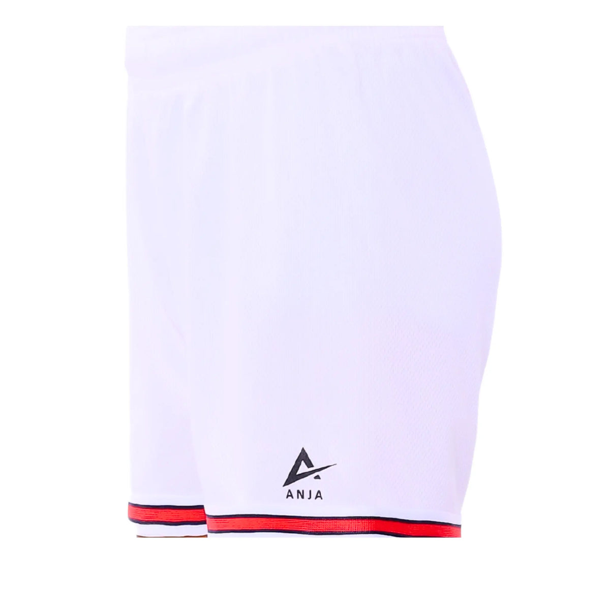 Boys White Athletic single Stripe Kids Shorts â€“ Sporty Performance Bottoms | ANJA Sportswear