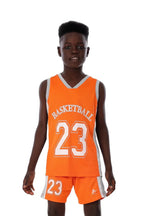 Boys Basketball Kit â€“ Sporty Sleeveless Jersey and Shorts Set | ANJA Sportswear