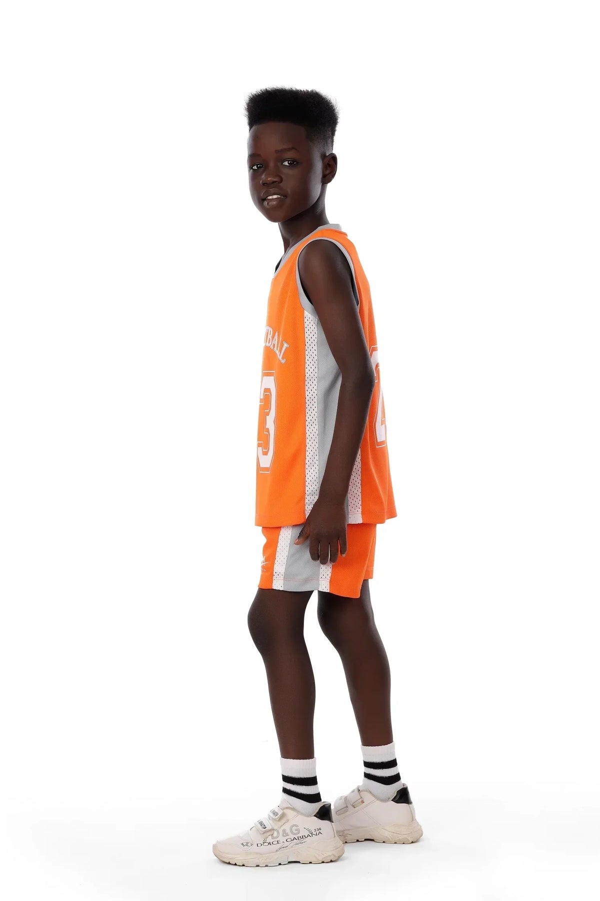 Boys Basketball Kit â€“ Sporty Sleeveless Jersey and Shorts Set | ANJA Sportswear