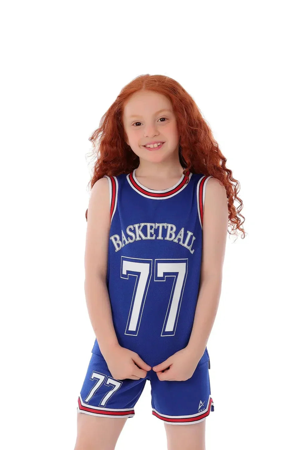 Girls Basketball Kit â€“ Sporty Sleeveless Jersey and Shorts Set | ANJA Sportswear