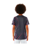 Boys Black & Red Streak  T-Shirt â€“ Sporty Graphic Top | ANJA Sportswear