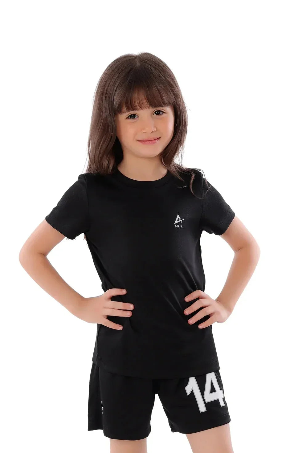 Girls Basic Kit â€“ Sporty T-Shirt and Shorts Set | ANJA Sportswear