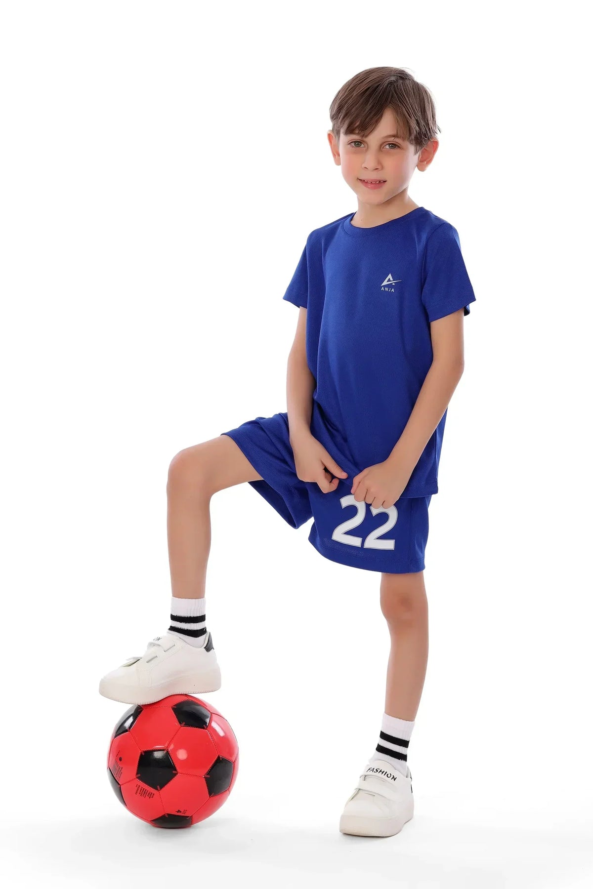 Boys Basic Kit â€“ Sporty T-Shirt and Shorts Set | ANJA Sportswear