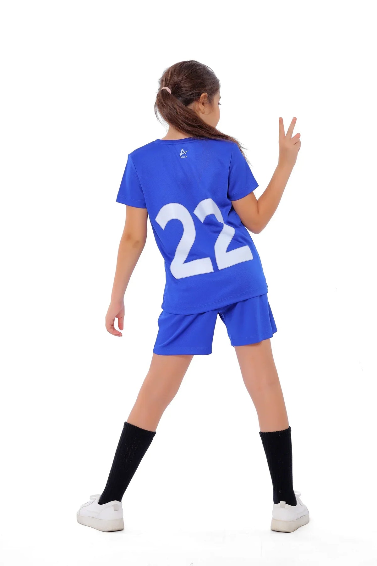 Girls Basic Kit â€“ Sporty T-Shirt and Shorts Set | ANJA Sportswear