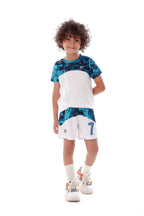Boys Pattern Sports Kit â€“ Athletic T-Shirt and Shorts Set | ANJA Sportswear