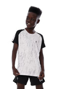 Boys Black & White Athletic Kit â€“ Sporty T-Shirt and Shorts Set | ANJA Sportswear