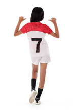 Girls Pattern Sports Kit â€“ Athletic T-Shirt and Shorts Set | ANJA Sportswear