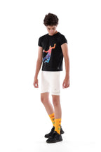 Boys Black Handball T-Shirt â€“ Sporty Athletic Top | ANJA Sportswear
