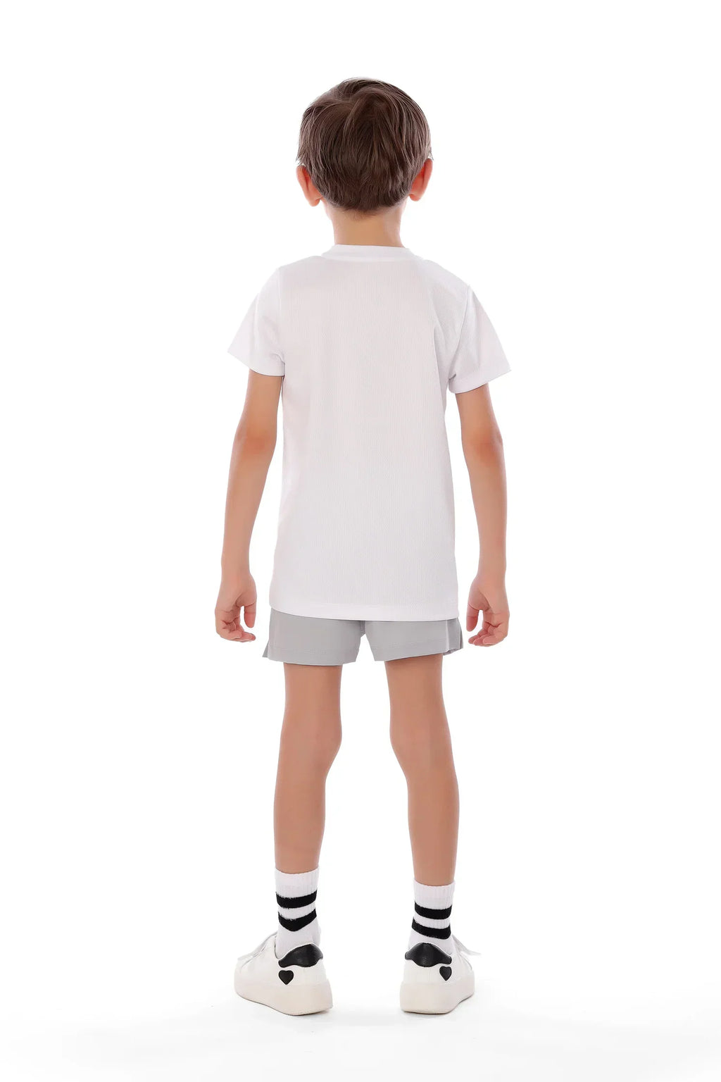 Boys White Handball Wonder Kids T-Shirt â€“Sporty Graphic Top | ANJA Sportswear