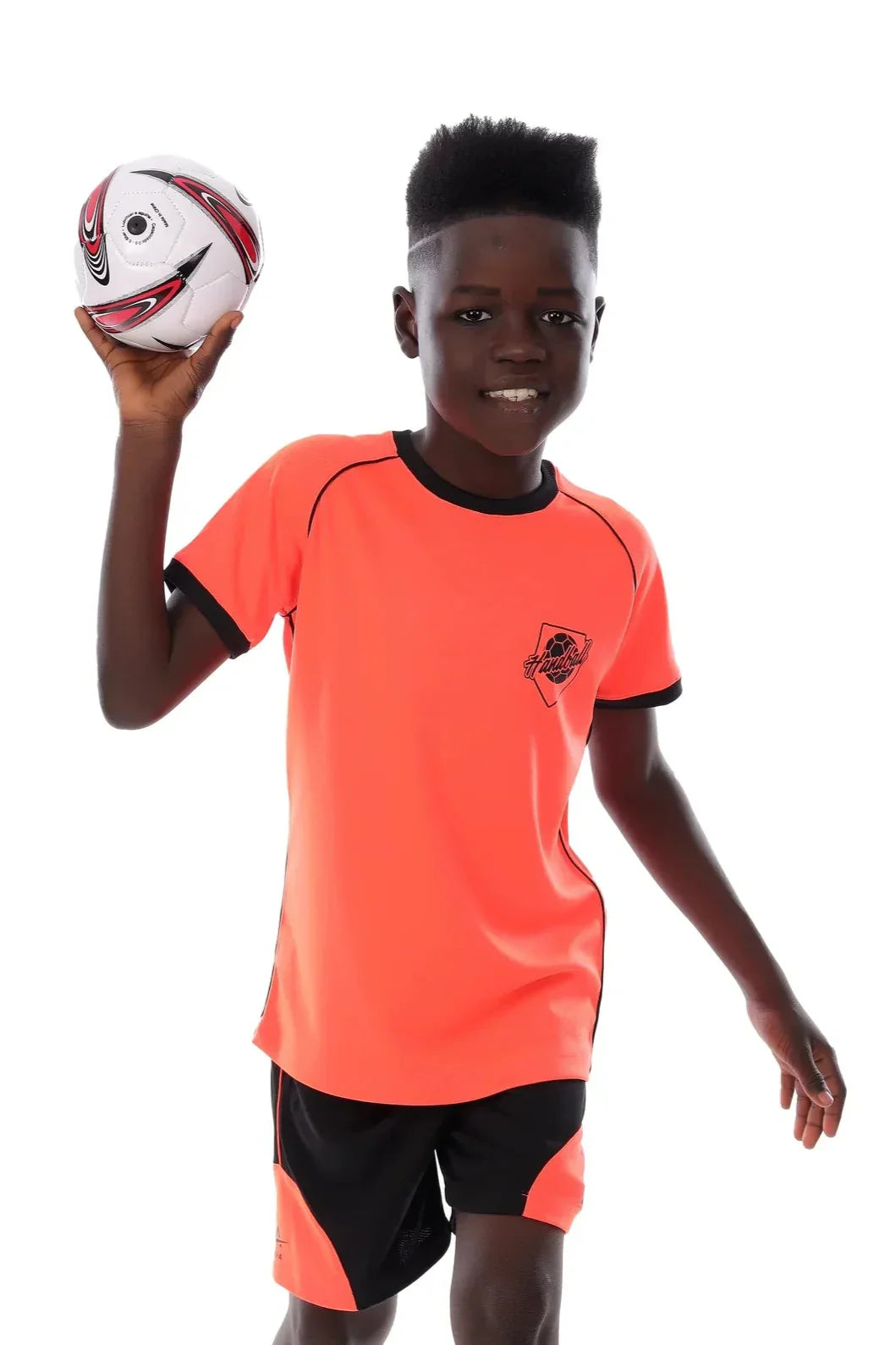 Boys Handball Kit â€“ Sporty short sleeve Top with Shorts | ANJA Sportswear