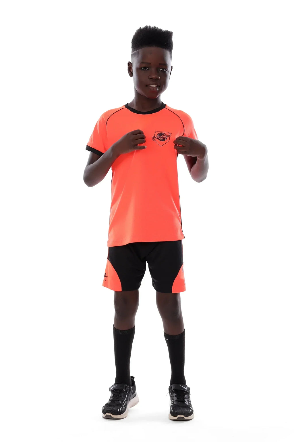 Boys Handball Kit â€“ Sporty short sleeve Top with Shorts | ANJA Sportswear