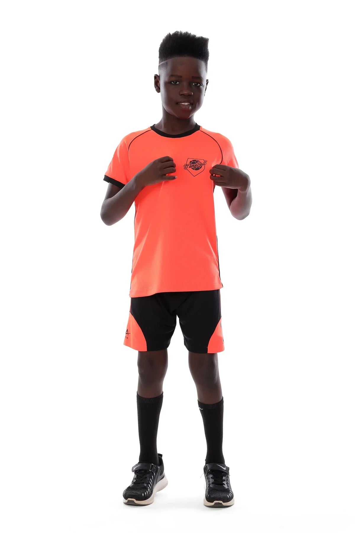 Boys Handball Kit â€“ Sporty short sleeve Top with Shorts | ANJA Sportswear