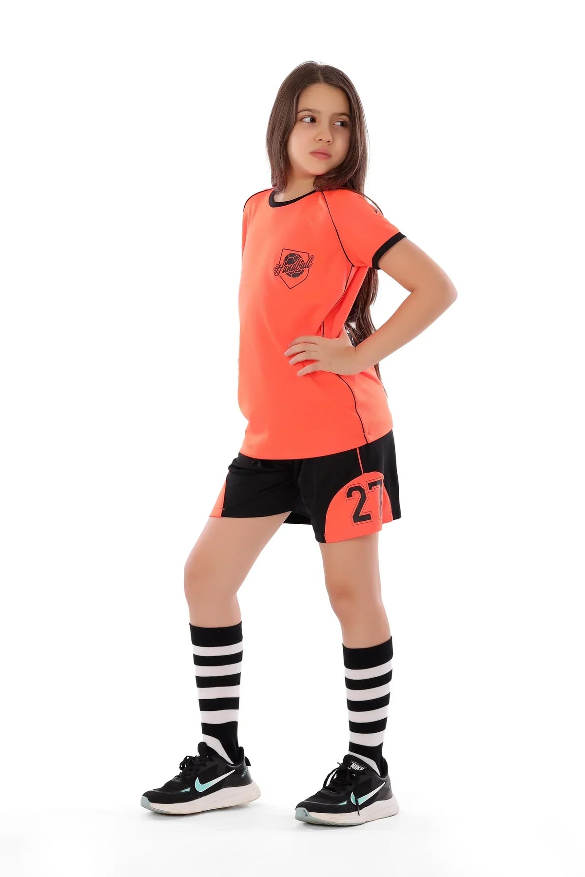 Girls  Handball Kit â€“ Sporty short sleeve Top with Shorts | ANJA Sportswear