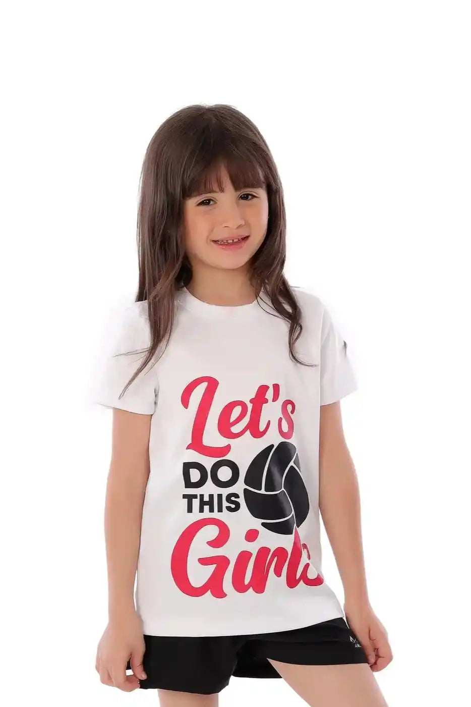 Girls Letâ€™s Do This Girl Volleyball T-Shirt â€“ Sporty Top | ANJA Sportswear
