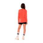 Girls Neon Orange Volleyball T-Shirt â€“  Sporty Graphic Top | ANJA Sportswear