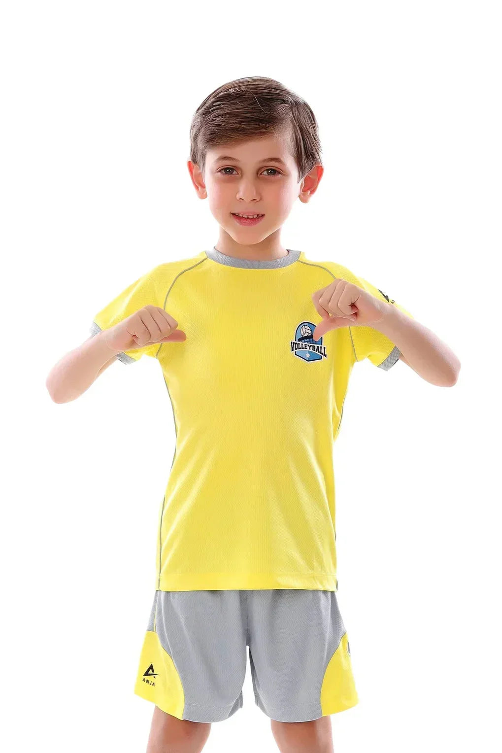 Boys Volleyball Kit â€“ Sporty T-Shirt and Shorts Set | ANJA Sportswear
