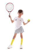 Boys White Classic Tennis T-Shirt â€“ Sporty Short Sleeve Top | ANJA Sportswear