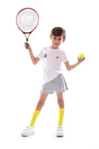 Boys White Classic Tennis T-Shirt â€“ Sporty Short Sleeve Top | ANJA Sportswear