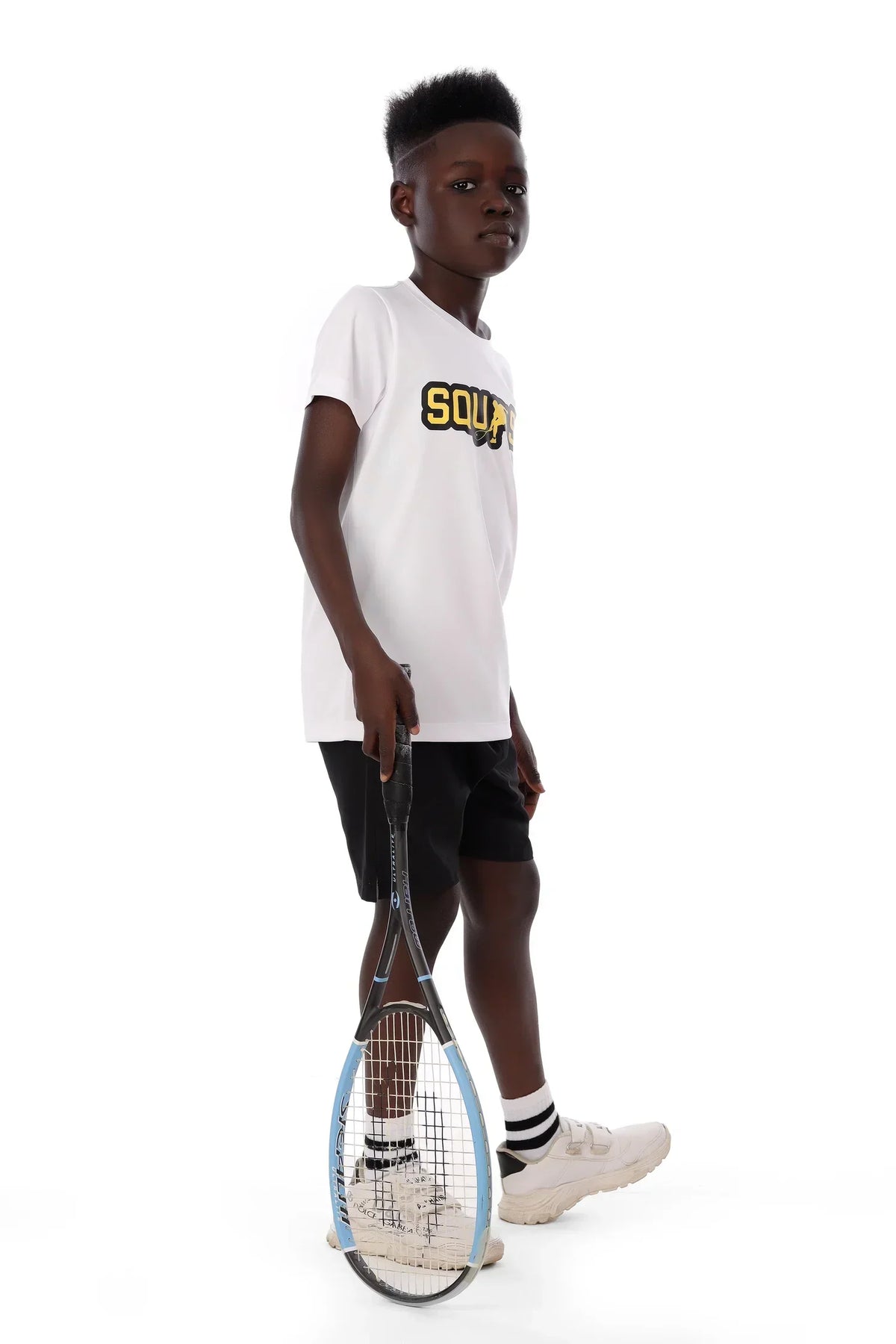 Boys Squash Graphic T-Shirt â€“ Sporty Athletic Top | ANJA Sportswear