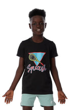Boys Black Squash T-Shirt â€“ Sporty  Athletic Top | ANJA Sportswear