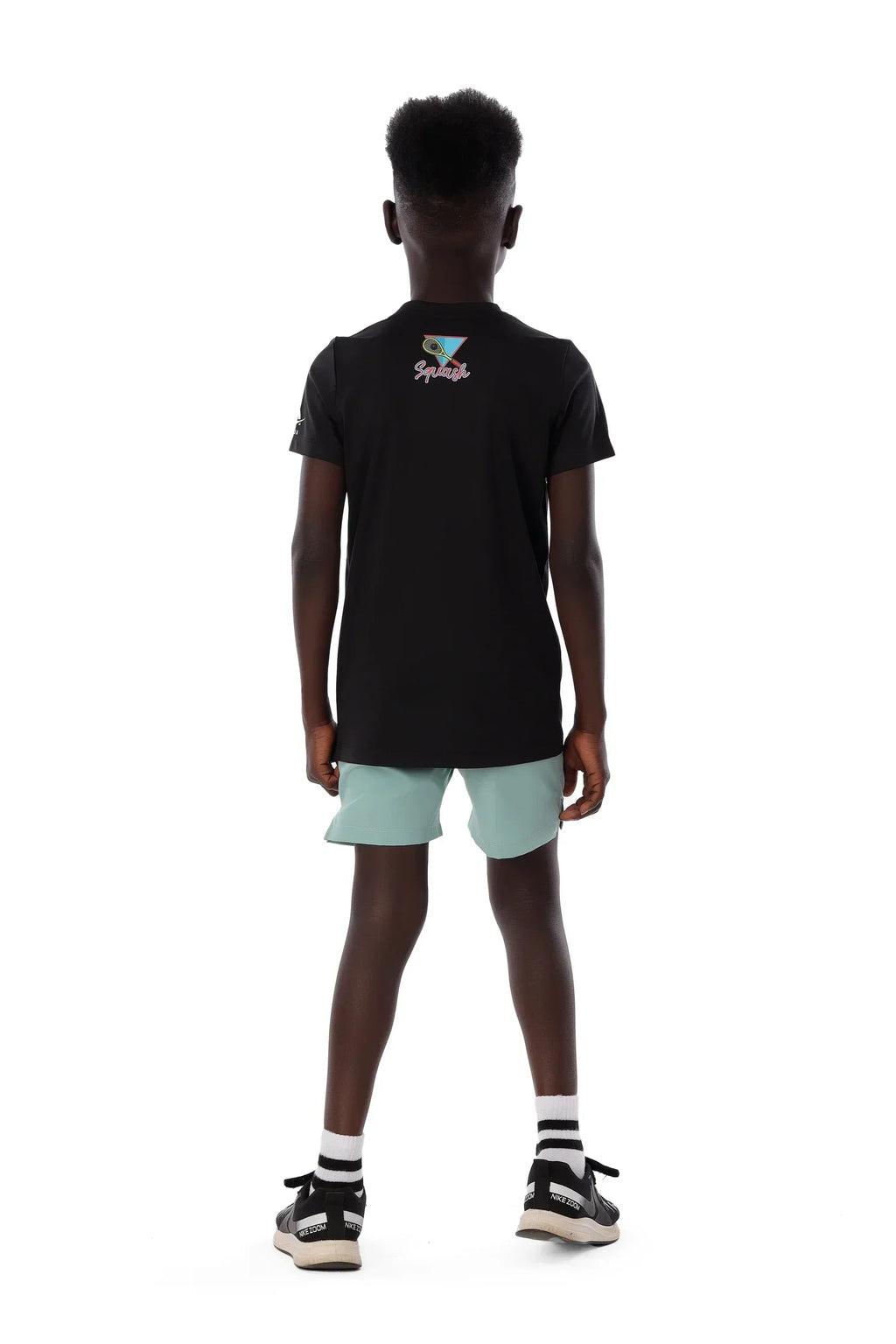 Boys Black Squash T-Shirt â€“ Sporty  Athletic Top | ANJA Sportswear