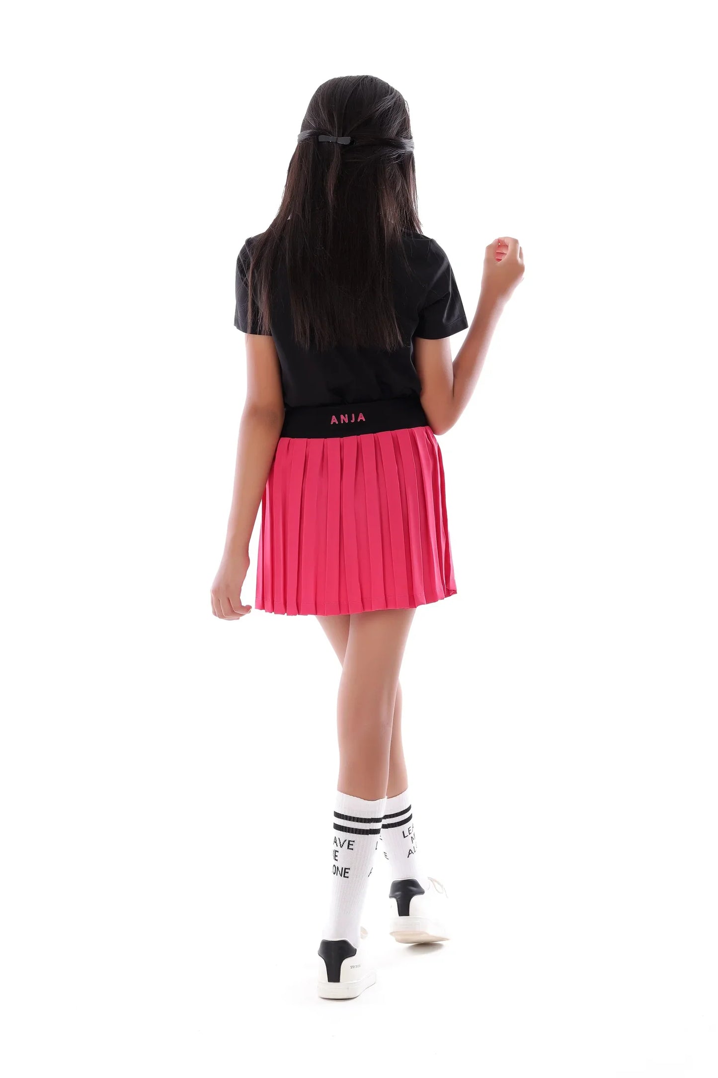 Girls Black I Love Squash Graphic T-Shirt – Sporty Top