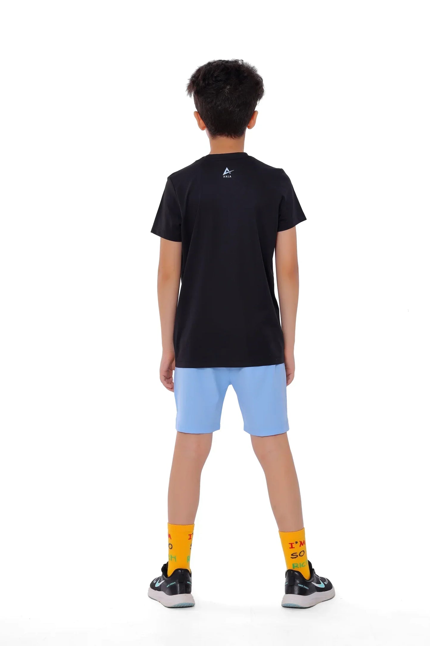 Boys Retro Padel Graphic T-Shirt â€“ Sporty Athletic Top | ANJA Sportswear
