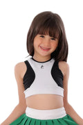 Girls Sporty  Crop Top Athletic Sleeveless Training Shirt | ANJA Sportswear