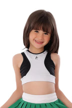 Girls Sporty  Crop Top Athletic Sleeveless Training Shirt | ANJA Sportswear