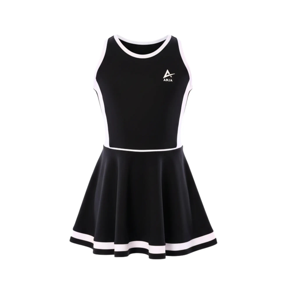 Girls Flared sport Dress â€“ Sporty Racerback Dress | ANJA Sportswear