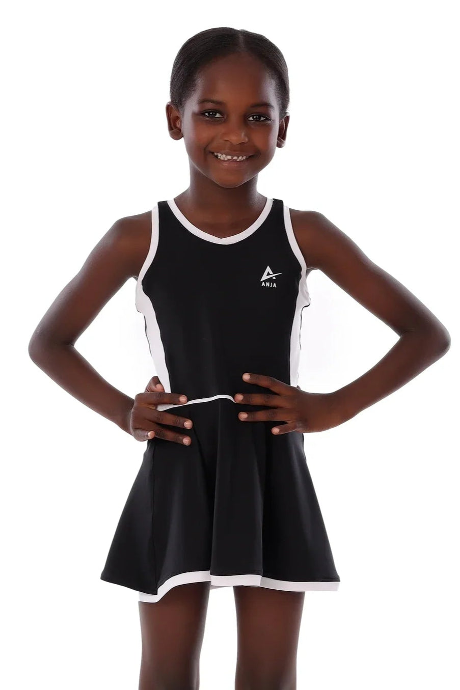 Girls Flared sport Dress – Sporty Racerback Dress