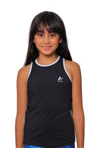 Girls Racerback Athletic Tank Sporty Performance Top | ANJA Sportswear