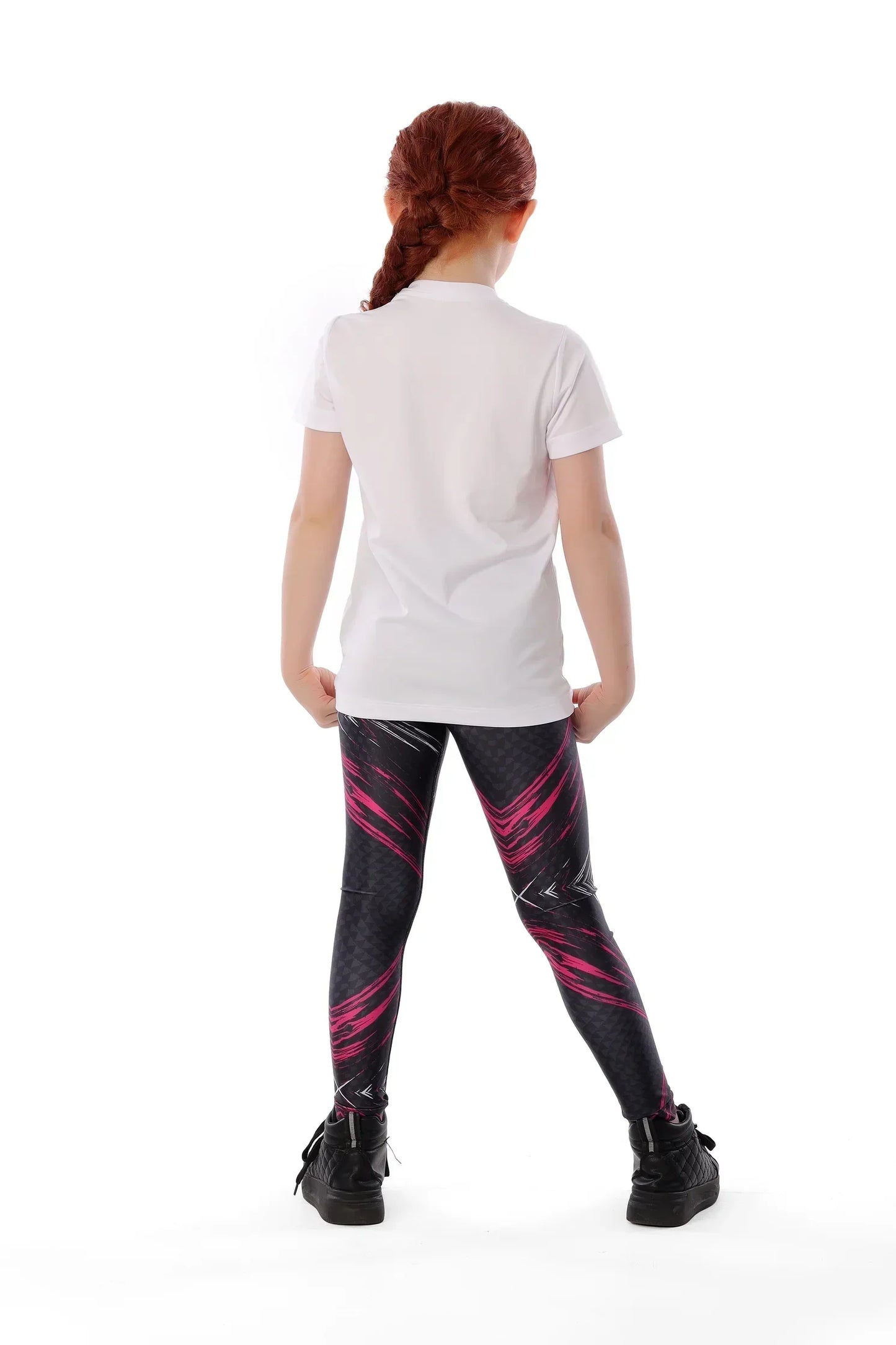 Girls Basic Sporty Kids T-Shirt â€“ Athletic Short Sleeve Top | ANJA Sportswear