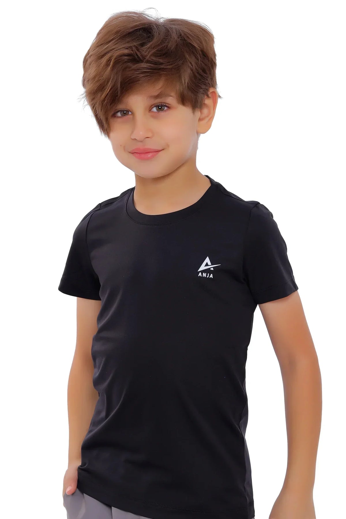 Boys Sporty Kids T-Shirt â€“ Athletic Short Sleeve Top | ANJA Sportswear