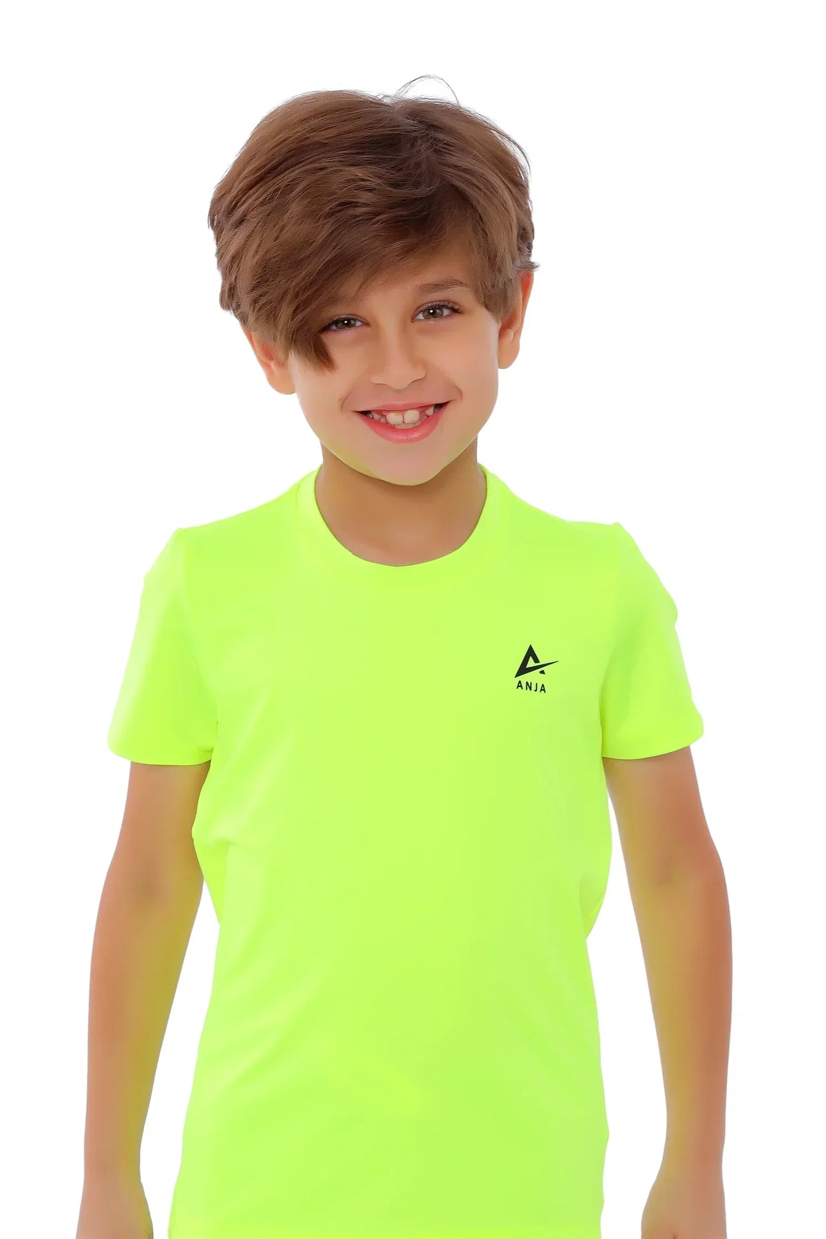 Boys Sporty Kids T-Shirt â€“ Athletic Short Sleeve Top | ANJA Sportswear
