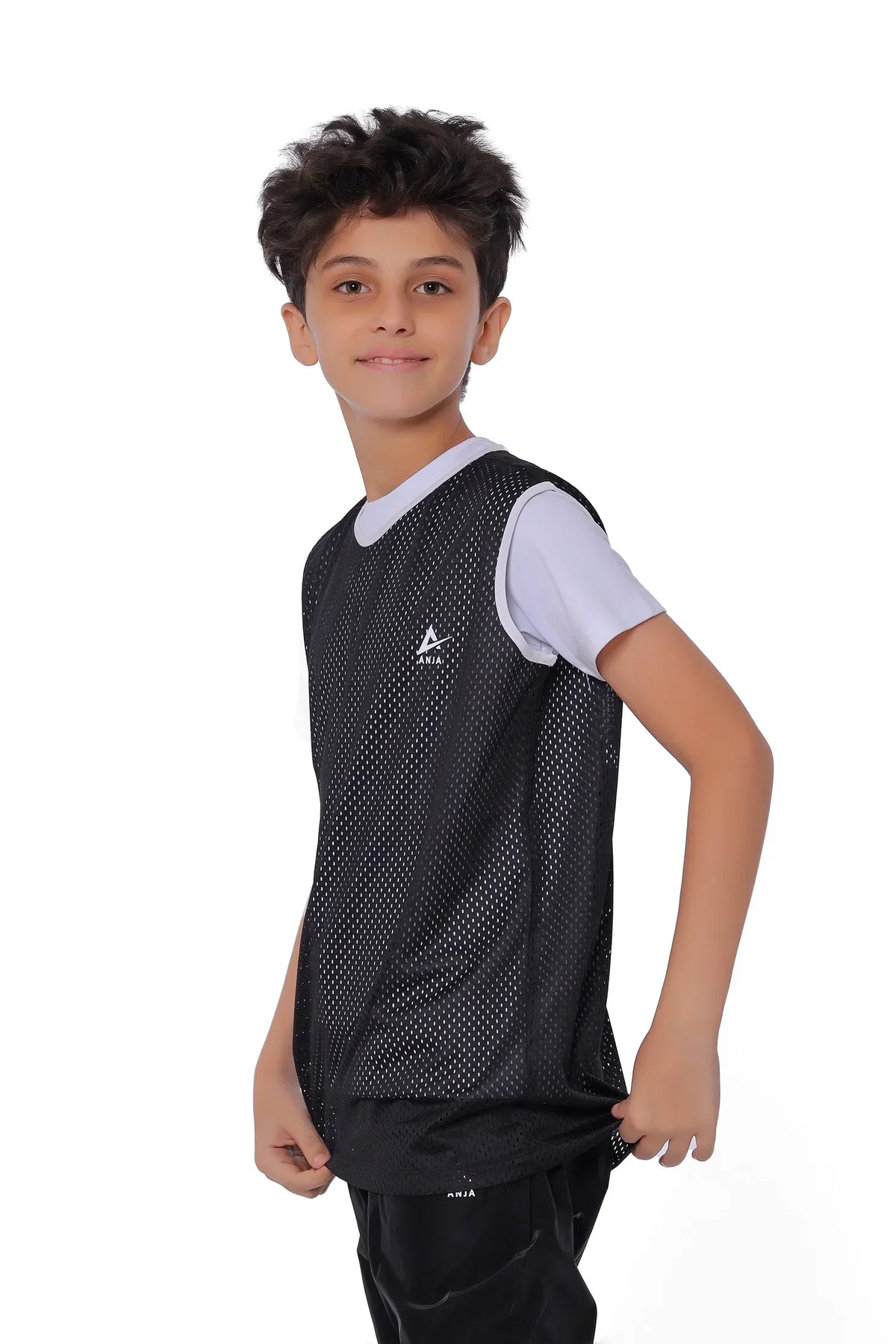 Boys Open Training Vest â€“ Lightweight Breathable Scrimmage Pinnies | ANJA Sportswear