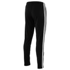 Boys Black Stripe Track Pants â€“ Sporty Side Stripe Joggers for kids | ANJA Sportswear