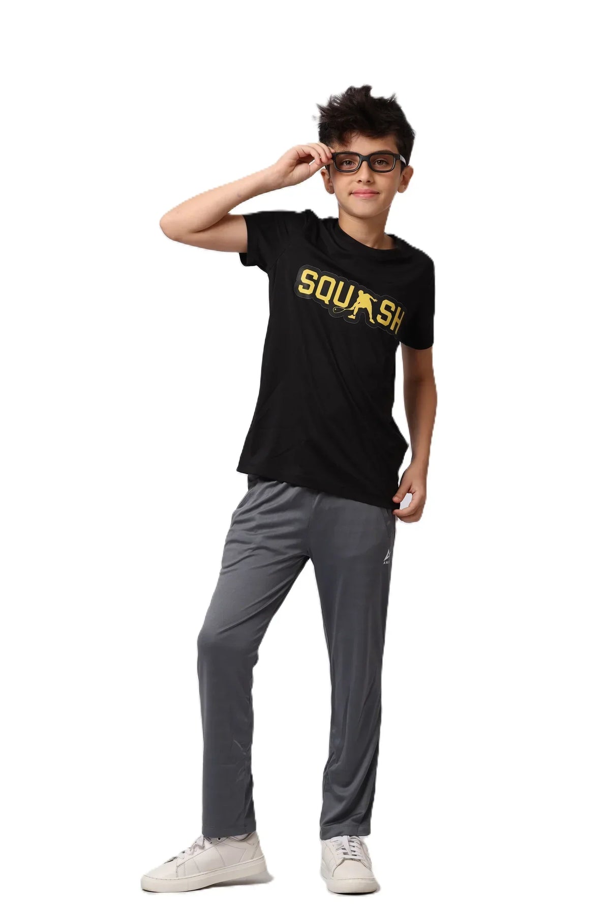 Boys Squash Graphic T-Shirt â€“ Sporty Athletic Top | ANJA Sportswear