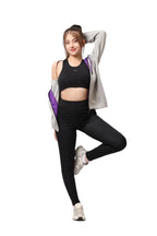 Girls  Zip-Up Sweatshirt â€“ Sporty Contrast Trim Jacket | ANJA Sportswear