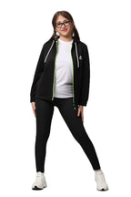 Girls  Zip-Up Sweatshirt â€“ Sporty Contrast Trim Jacket | ANJA Sportswear
