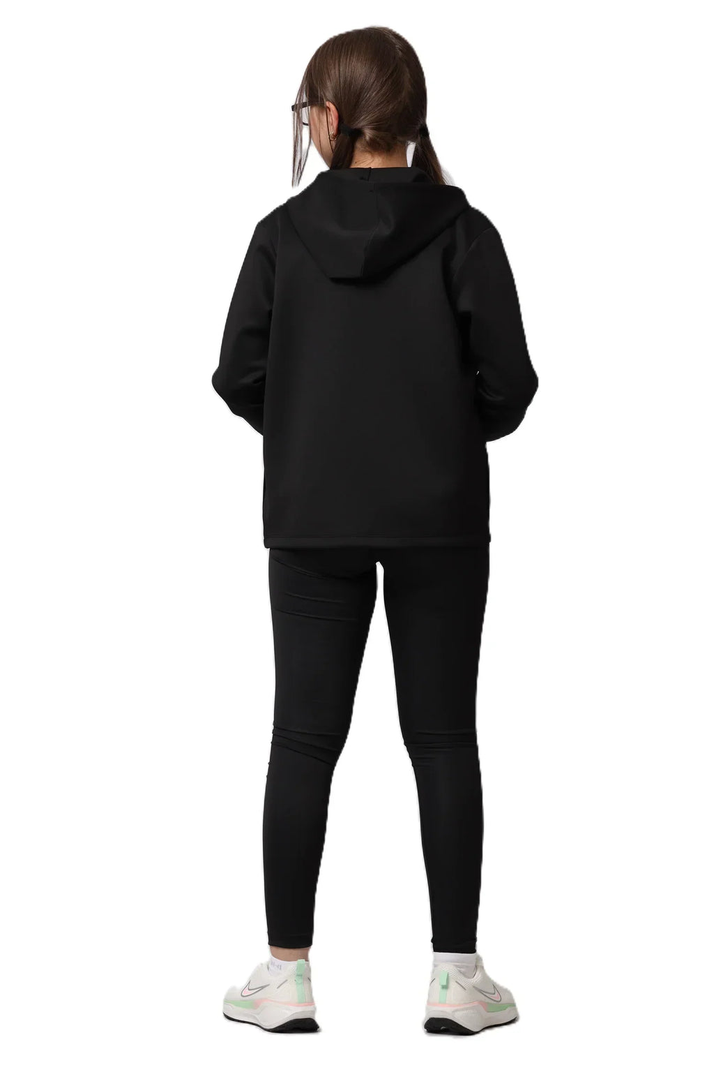 Girls  Zip-Up Sweatshirt â€“ Sporty Contrast Trim Jacket | ANJA Sportswear