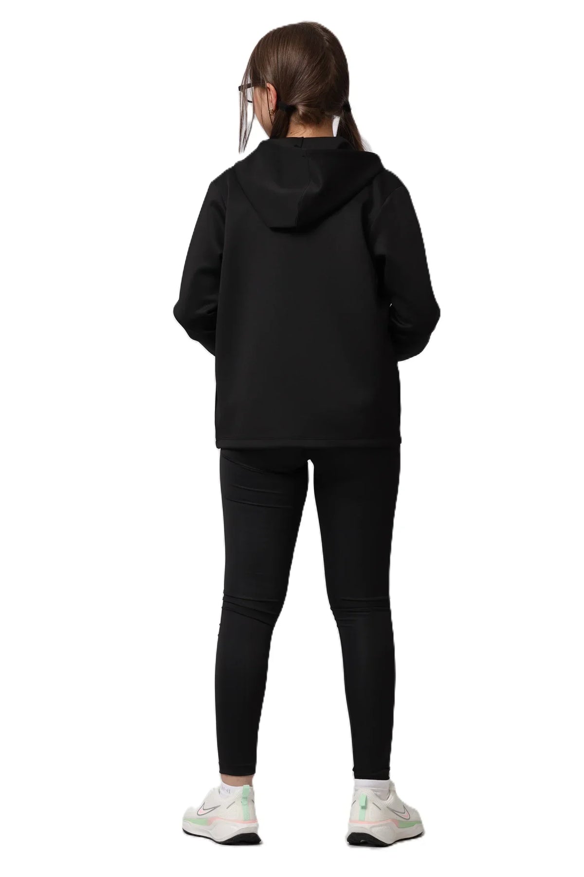 Girls  Zip-Up Sweatshirt â€“ Sporty Contrast Trim Jacket | ANJA Sportswear