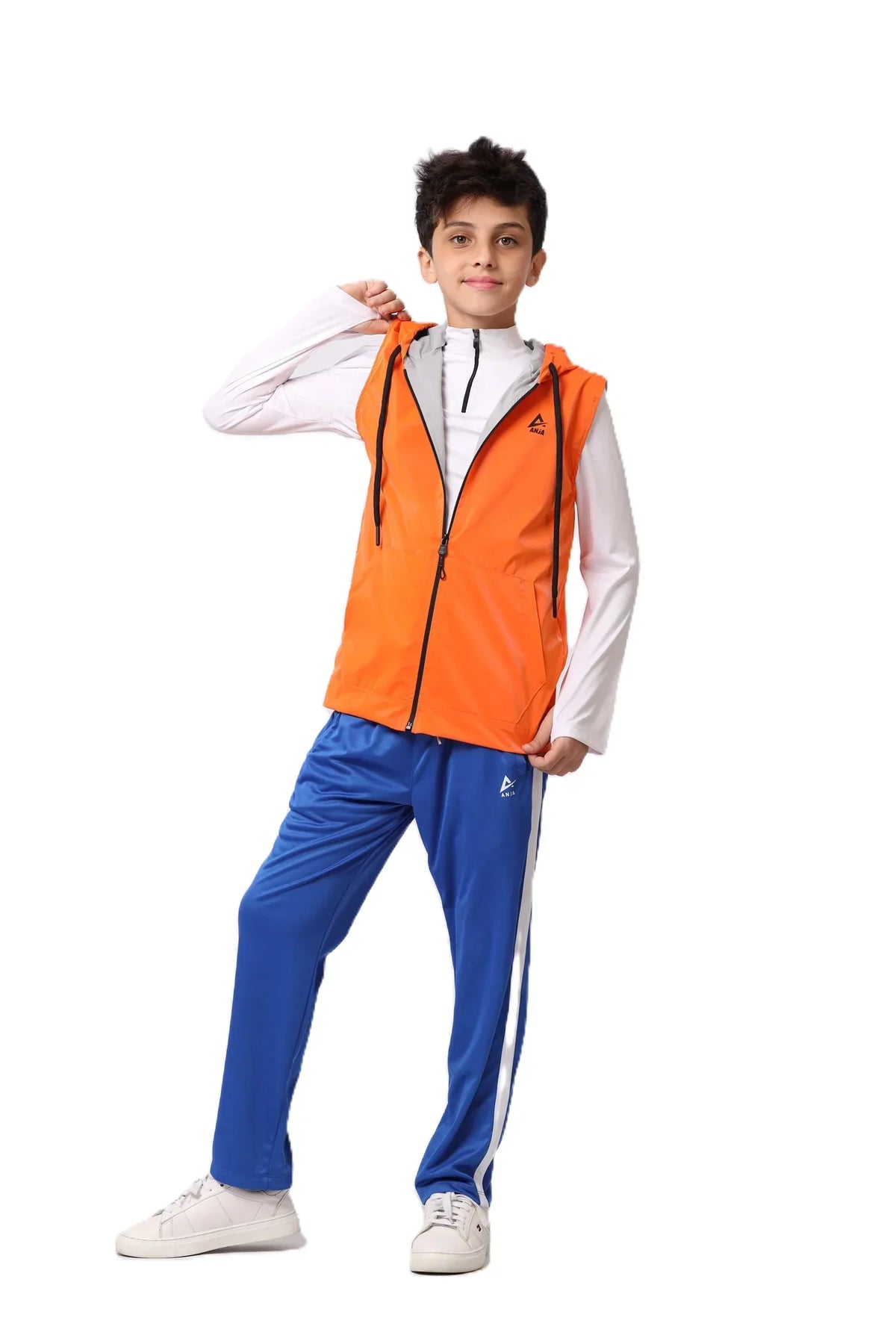 Boys Zip-Up Vest â€“ Sporty Sleeveless Outerwear | ANJA Sportswear
