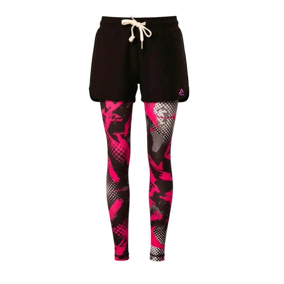 Girls Sporty Shorts with Leggings â€“ Kids Athletic Layered Bottoms | ANJA Sportswear